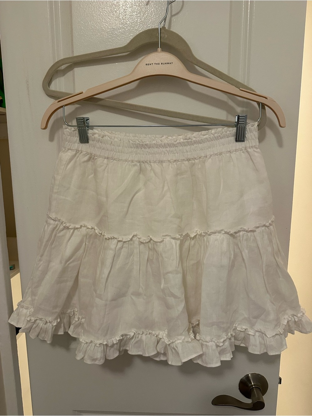 Hill House White Ruffled Linen Paz Set - Picture 4 of 5